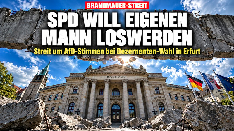 Brandmauer-Beben in Erfurt: SPD will eigenen Dezernenten loswerden!