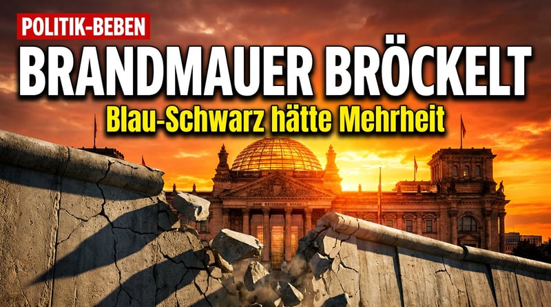 Brandmauer-Beben: Selbst ohne das ideologische Bollwerk hätte Blau-Schwarz die Mehrheit