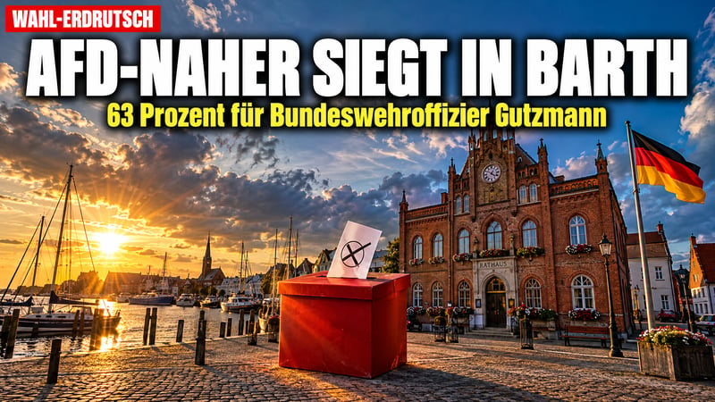 Brandmauer bröckelt an der Ostsee: AfD-naher Offizier erobert Barth!