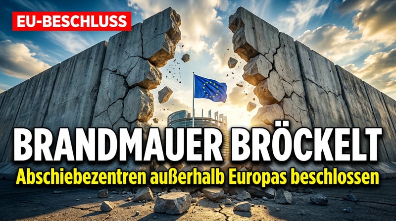 Brandmauer bröckelt: EU-Parlament stimmt für Abschiebezentren außerhalb Europas