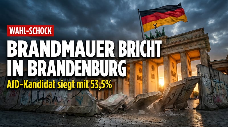 Brandmauer-Bruch in Brandenburg: Bürgermeister Rudolph triumphiert mit AfD-Rückendeckung über Mitte-Links-Bündnis