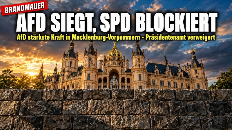 Brandmauer im Schweriner Schloss: SPD verweigert AfD das Präsidentenamt
