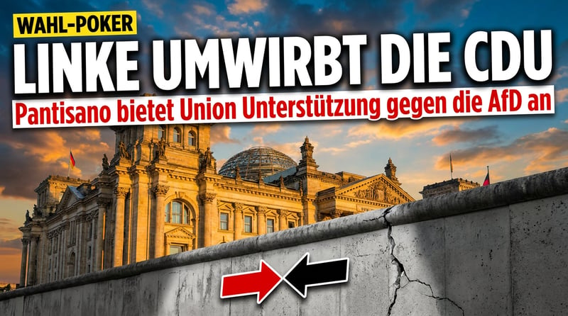 Brandmauer nur nach rechts? Linken-Chef umwirbt jetzt die CDU