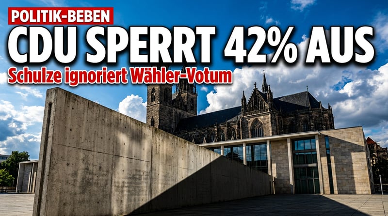 Brandmauer-Possen in Magdeburg: CDU-Ministerpräsident Schulze will 42 Prozent der Wähler aussperren