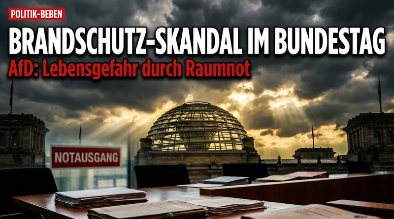 Brandschutz-Skandal im Bundestag: AfD wirft Klöckner lebensgefährliche Schikane vor