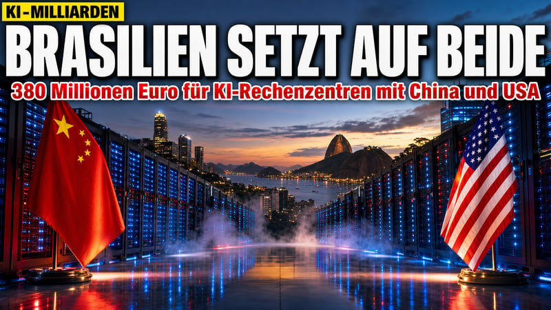 Brasilien setzt auf zwei Pferde: KI-Milliarden von Huawei bis Nvidia