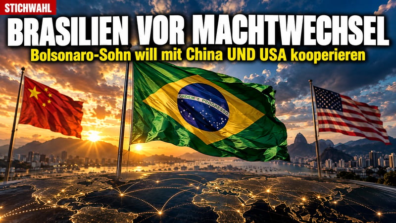 Brasiliens Machtwechsel naht: Bolsonaro-Sohn will China und USA zugleich