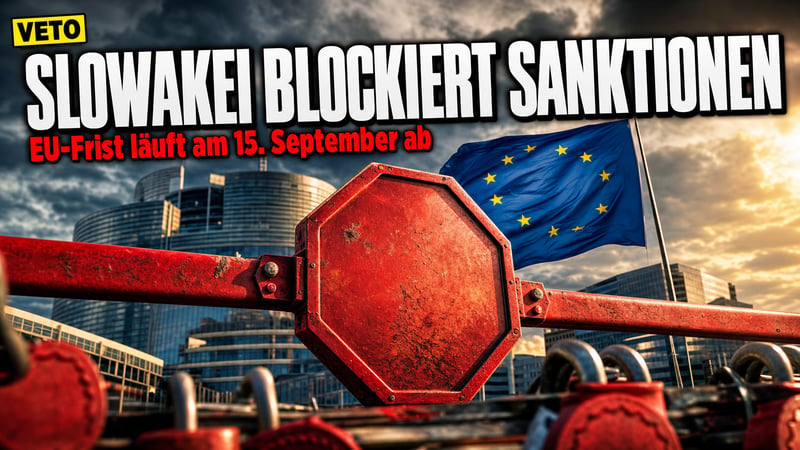 Bratislava blockiert: Ein Land stoppt Brüssels Sanktions-Pläne