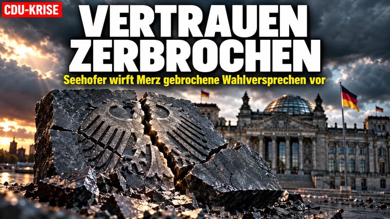 Breitseite aus Bayern: Seehofer zerlegt Merz' Glaubwürdigkeit!