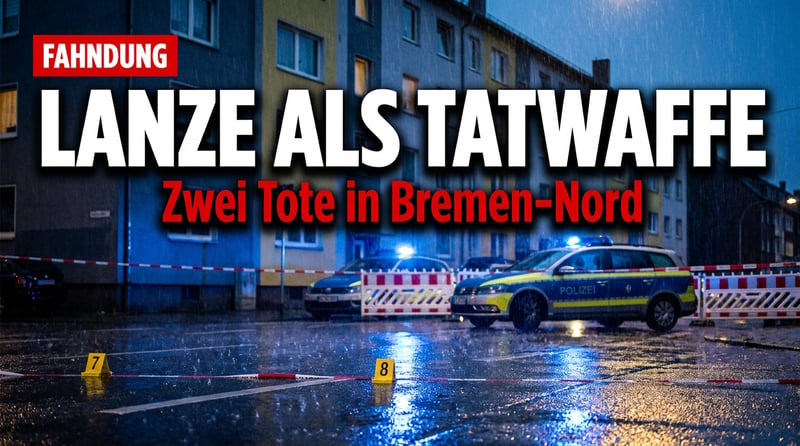 Bremen: Zwei Tote durch eine selbstgebaute Lanze – und die entscheidende Frage stellt wieder niemand