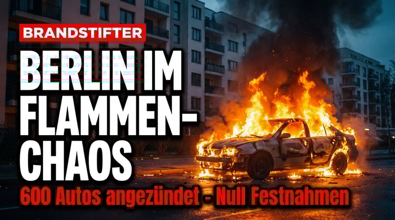 Brennende Autos in Berlin: Linksextreme Brandstifter bleiben unbehelligt