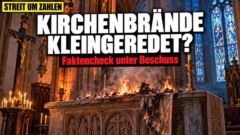 Brennende Kirchen, kleingeredet? Tagesschau-Faktencheck unter Beschuss