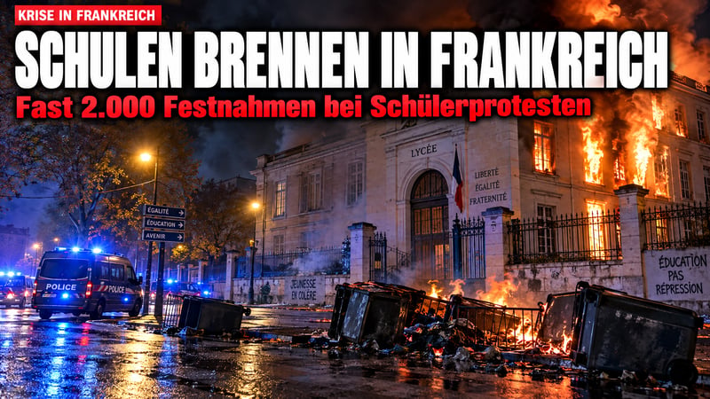 Brennende Schulen in Frankreich: Wer zĂŒndelt an der Jugend?