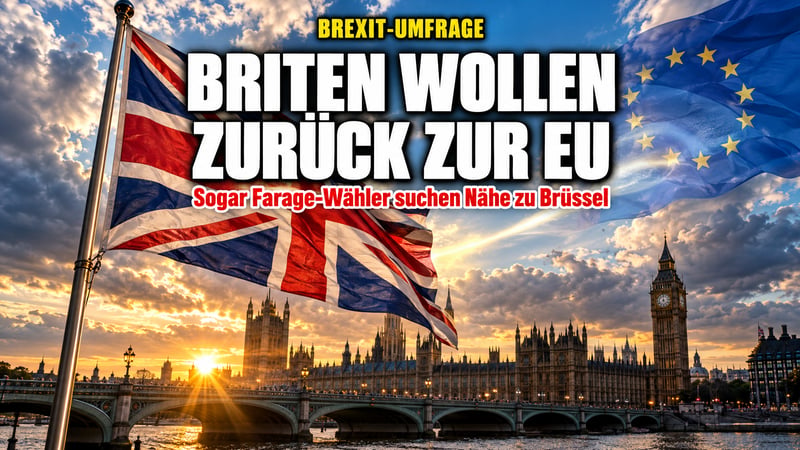 Brexit-Kater auf der Insel: Sogar Farage-Wähler suchen Nähe zu Brüssel