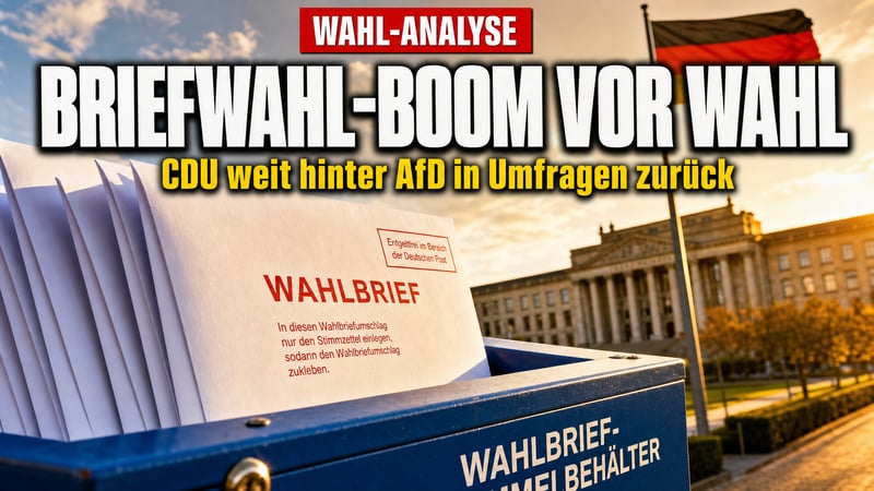 Briefwahl-Beben in Sachsen-Anhalt: Schulzes letzte Hoffnung?