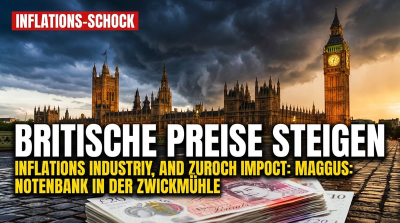 Britische Inflation steigt überraschend – Bank of England unter Druck