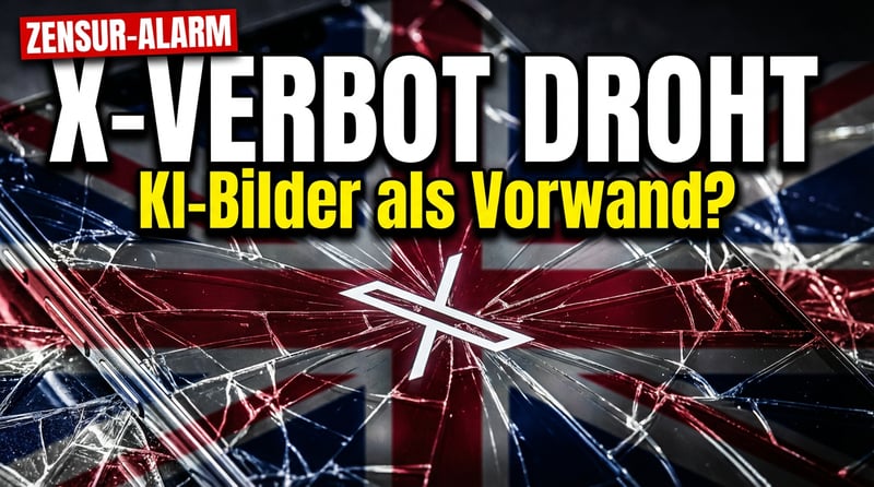 Britische Regierung droht mit X-Verbot: Wenn KI-Bilder gefährlicher sind als echte Verbrechen