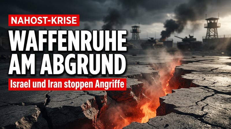 Brüchige Feuerpause am Pulverfass Nahost: Israel und Iran legen die Waffen nieder – vorerst