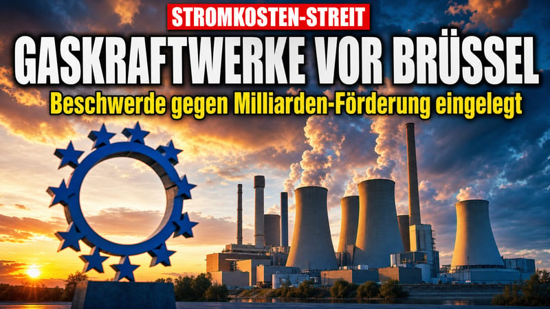 Brüssel-Beschwerde gegen Gaskraftwerke: Zahlt am Ende der Stromkunde?