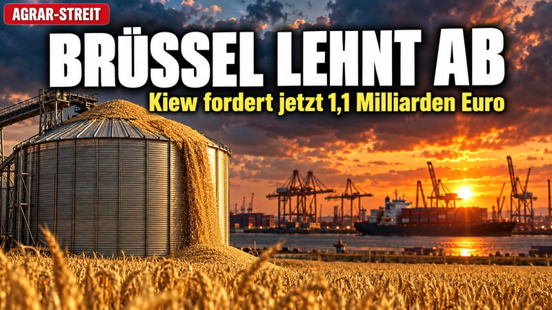 Brüssel dreht den Geldhahn zu: Kiews Bauern-Hilferuf verpufft!