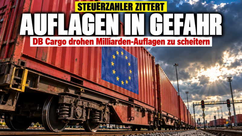 Brüssel-Frist läuft: DB Cargo droht die Auflagen zu verfehlen – Steuerzahler zittert