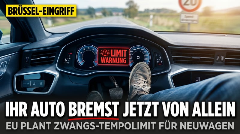 Brüssel greift durch: Bald bremst Ihr Auto von selbst – ob Sie wollen oder nicht