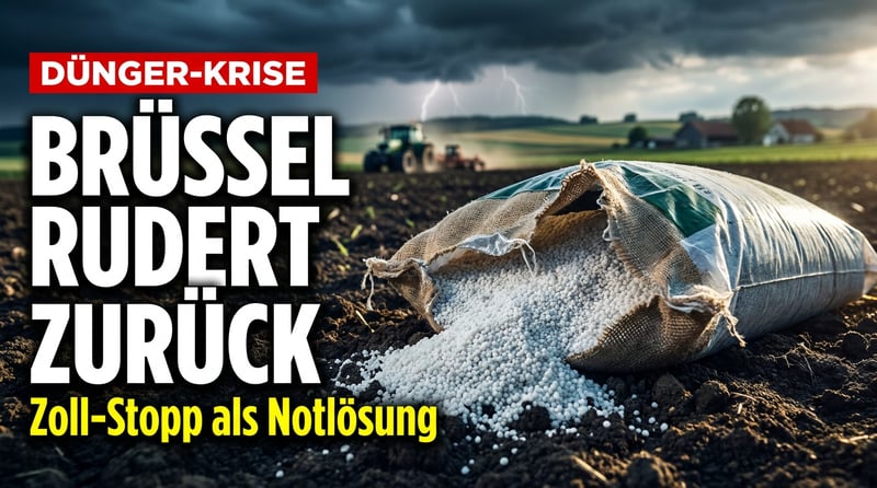 Brüssel rudert zurück: Zoll-Aussetzung für Dünger als Notpflaster für Europas Bauern