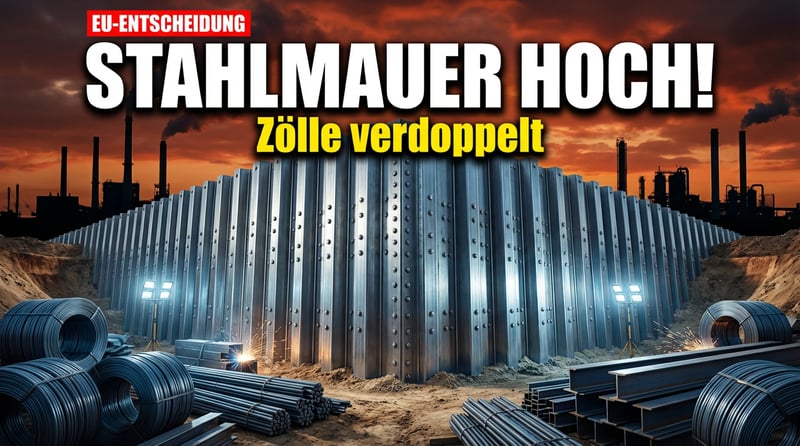 Brüssel zieht die Stahlmauer hoch: EU halbiert zollfreie Importmengen drastisch