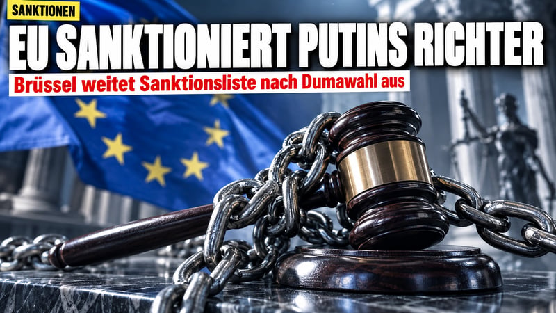 Brüssel zückt die Sanktionskeule: Jetzt trifft es Putins Richter!