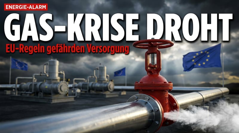 Brüsseler Bürokratie-Wahnsinn: Wie eigene Klimaregeln Europa in die nächste Gaskrise treiben