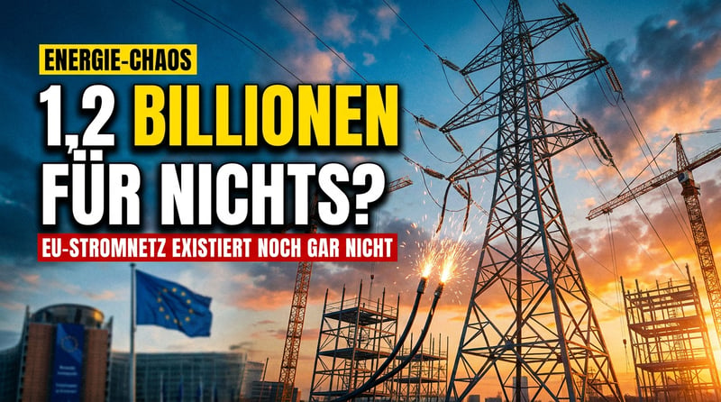 Brüsseler Elektro-Utopie: 1,2 Billionen Euro für ein Netz, das noch nicht existiert