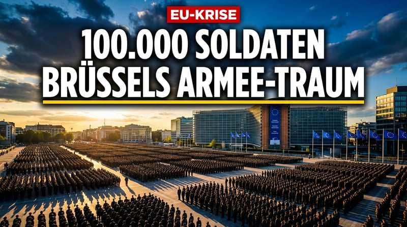 Brüsseler Größenwahn: EU-Kommissar träumt von 100.000-Mann-Armee