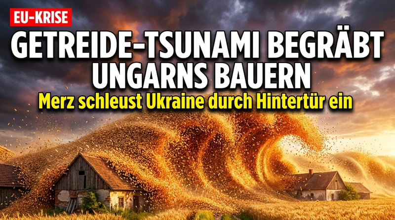 Brüsseler Größenwahn: Merz will Ukraine durch die EU-Hintertür schleusen – während Ungarns Bauern unter Getreide-Tsunami begraben werden