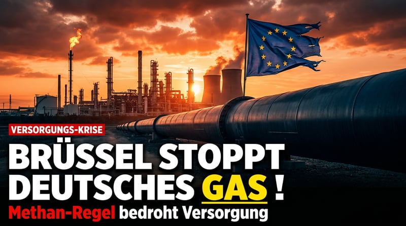 Brüsseler Klimabürokratie gefährdet Deutschlands Energieversorgung: Die Methanregel wird zum Bumerang