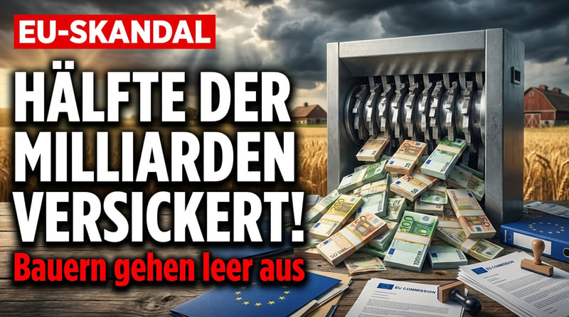 Brüsseler Milliardengrab: Wie die Hälfte der Agrargelder versickert, bevor sie den Bauern erreicht