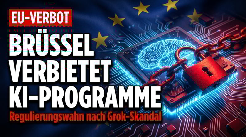 Brüsseler Regulierungswahn: EU-Parlament will KI-Programme verbieten – und schießt über das Ziel hinaus