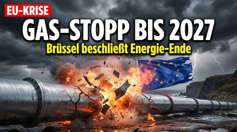 Brüsseler Selbstzerstörung: EU beschließt vollständigen Stopp russischer Gasimporte