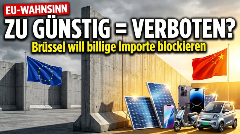 Brüsseler Wahnsinn: Wenn günstige Produkte zum Verbrechen erklärt werden