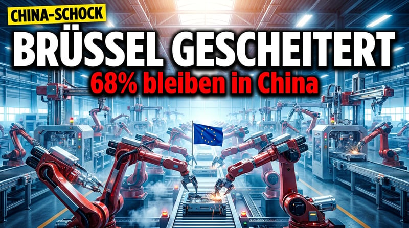 Brüsseler Wunschdenken am Ende: Europas Konzerne setzen weiter voll auf China