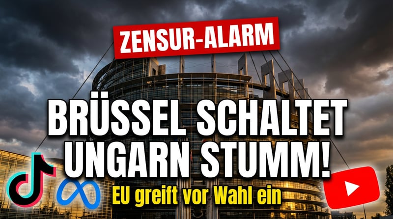 Brüsseler Zensurapparat: EU will Meinungsfreiheit vor Ungarns Parlamentswahl einschränken