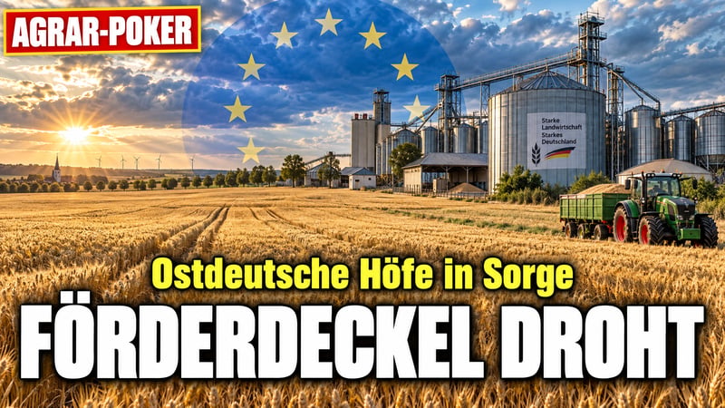 Brüssels Agrar-Poker: Ostdeutschen Großbetrieben droht der Förderdeckel!