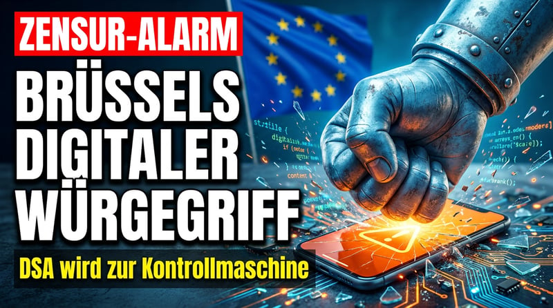Brüssels digitaler Würgegriff: Wie der Digital Services Act zur Zensurmaschine mutiert