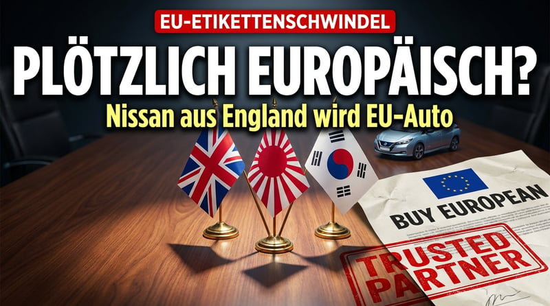 Brüssels Etikettenschwindel: Wenn Autos aus Großbritannien, Japan und Südkorea plötzlich „europäisch“ sein sollen