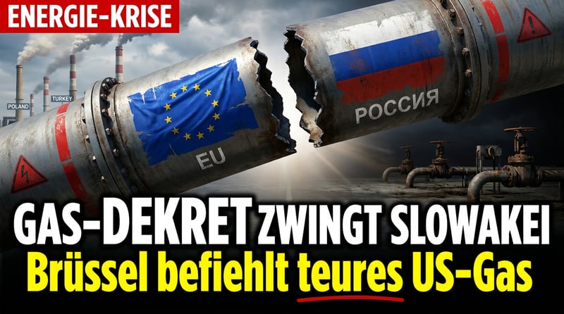 Brüssels Gas-Dekret: Wie die Slowakei und Ungarn zum teuren Energie-Vasallentum gezwungen werden