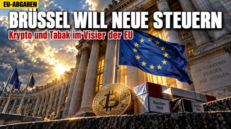 Brüssels Griff nach neuen Steuern: Jetzt sollen Krypto und Tabak zahlen