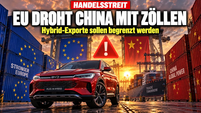 Brüssels Hybrid-Bumerang: Jetzt soll Peking die eigene Lücke stopfen!