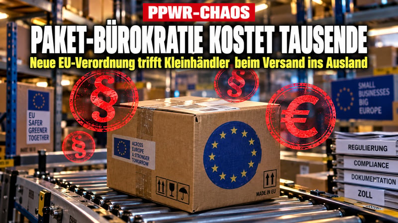 Brüssels Karton-Falle: Ein Paket ins Ausland, Hunderte Euro Bürokratie!