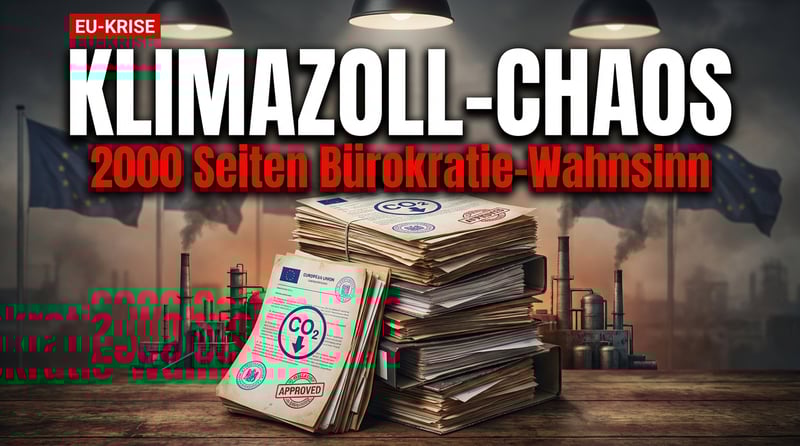 Brüssels Klimazoll-Desaster: Wenn Bürokraten die europäische Wirtschaft erdrosseln