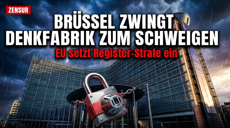 Brüssels Maulkorb: Wie die EU eine konservative Denkfabrik mundtot macht