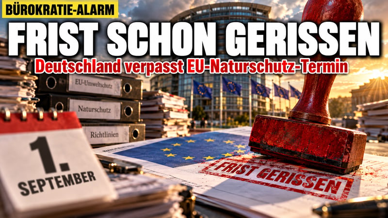 Brüssels Natur-Bürokratie: Deutschland reißt schon die erste Frist!